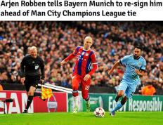 IM体育下载-瑞士轻取曼城，罗本送出助攻